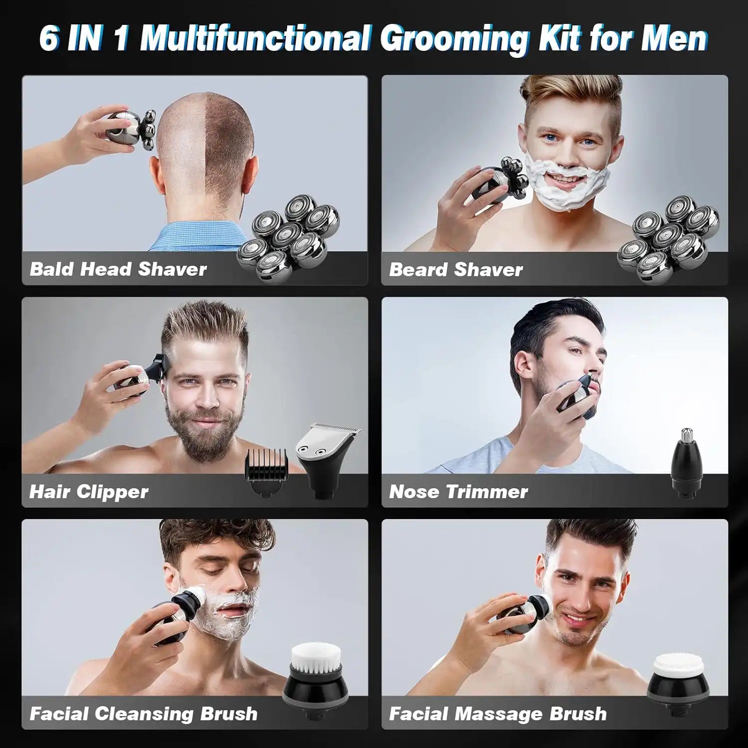 6-in-1 Multifunctional Grooming Kit for Men