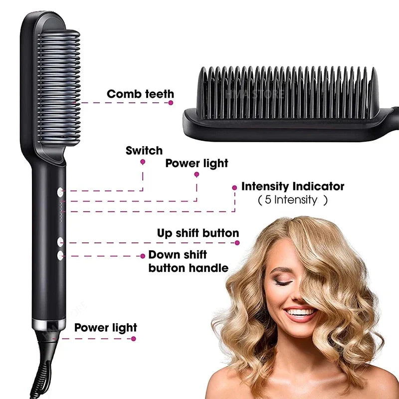 HEATED STRAIGHTENING BRUSH